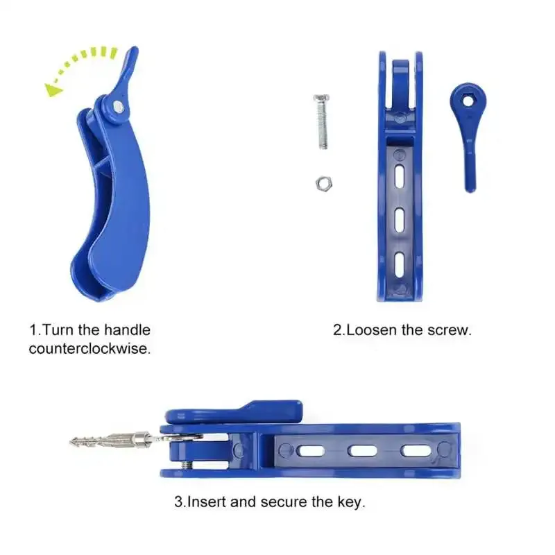 Convenient Key Turner Aid Holder with Grip for Opening Unlocking Doors Assistance Turning Aid Tools for Arthritis Hands Mobility