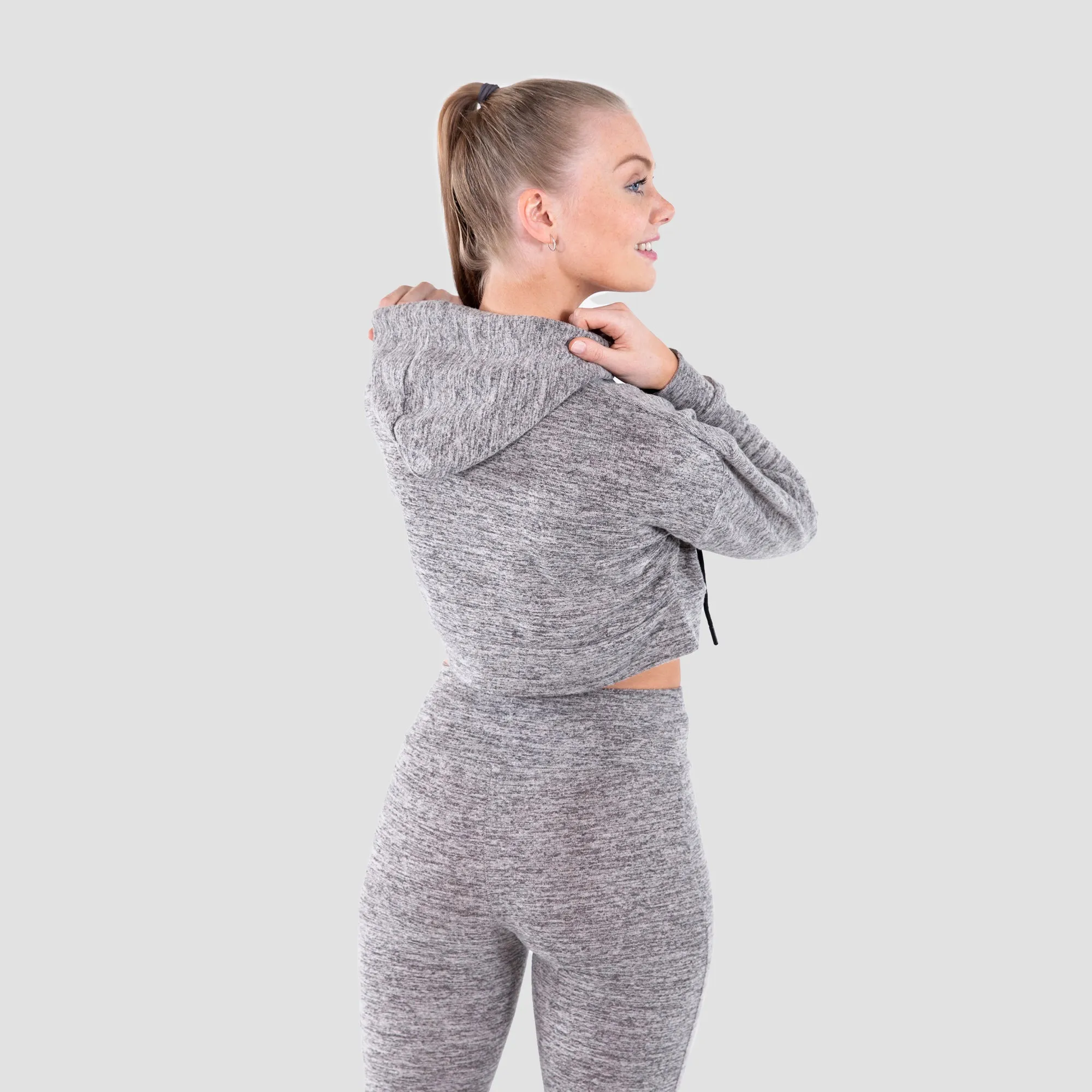 Crop Hoodie Cozy Evening