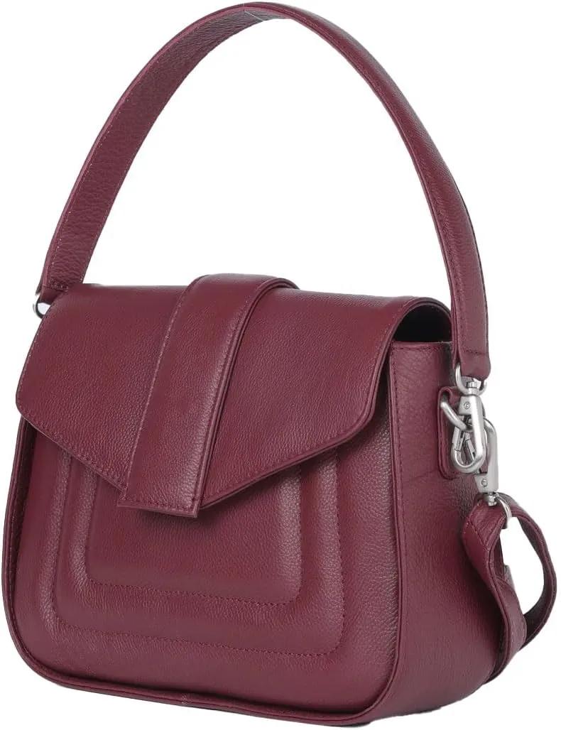Crossbody Bags for Women Leather Shoulder Handbags Ladies Small Top Handle Purse Quilted Design