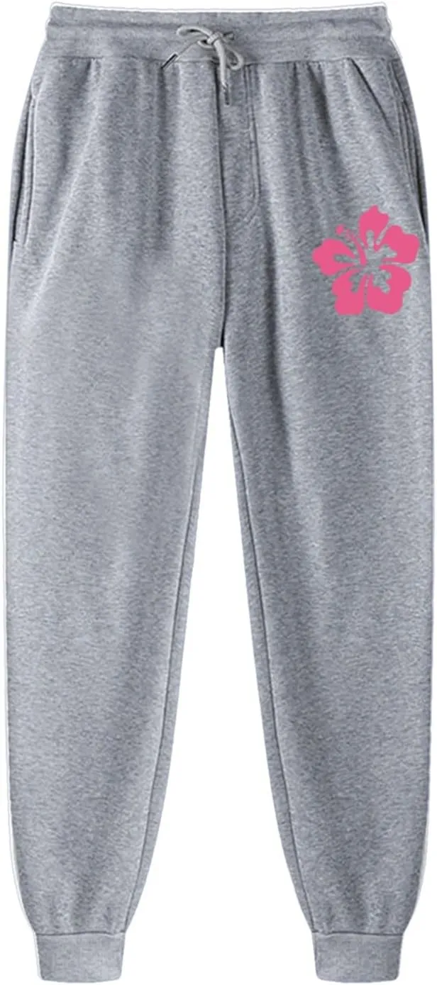 Cute 2 Piece Outfits for Women Teen Girls Preppy Puff Casual Hoodies Pockets Drawstring Pullover Oversized Sweatpants
