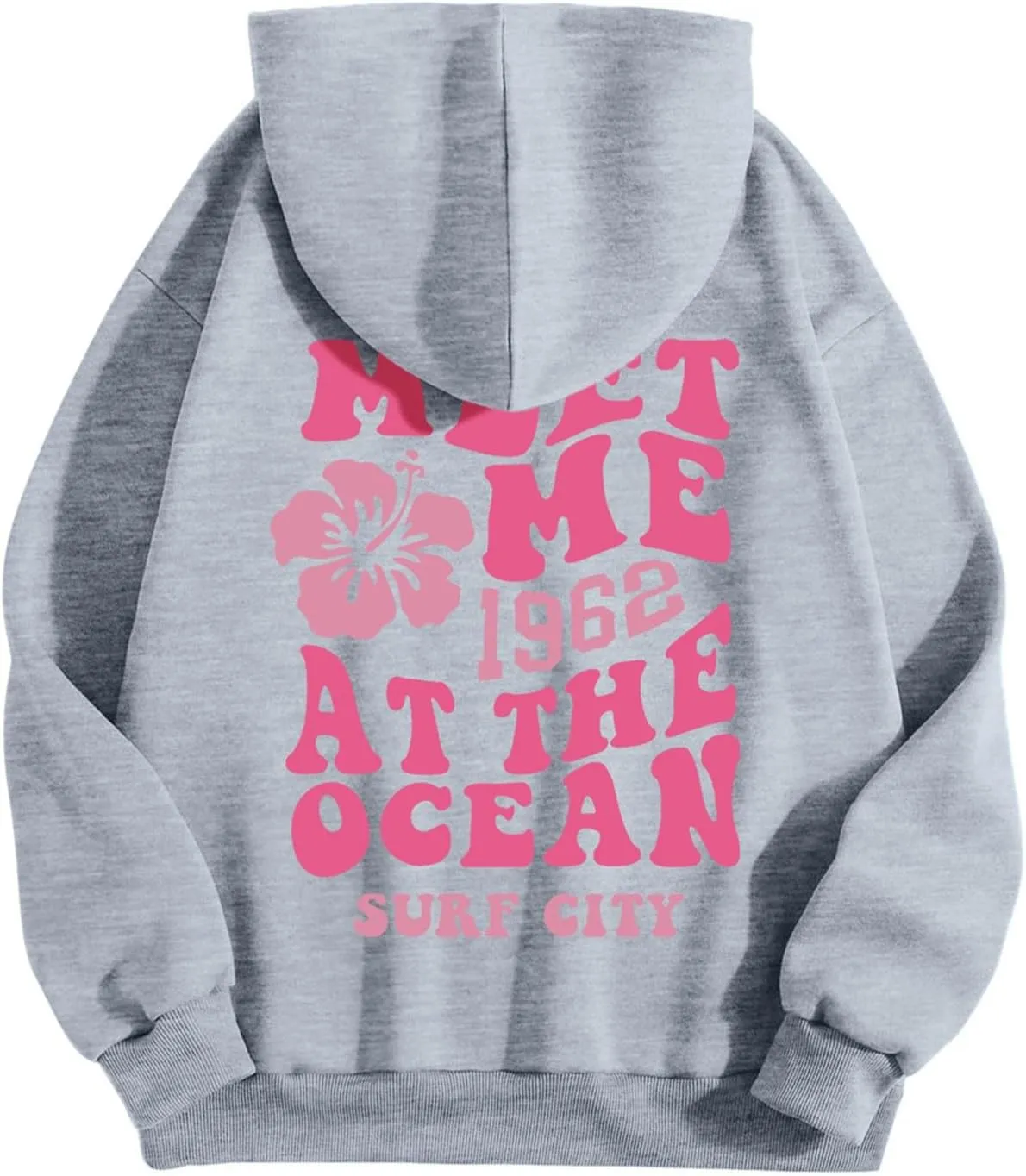 Cute 2 Piece Outfits for Women Teen Girls Preppy Puff Casual Hoodies Pockets Drawstring Pullover Oversized Sweatpants