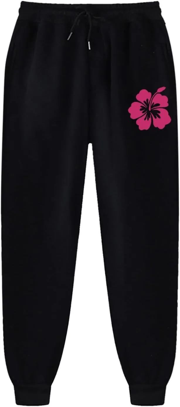 Cute 2 Piece Outfits for Women Teen Girls Preppy Puff Casual Hoodies Pockets Drawstring Pullover Oversized Sweatpants