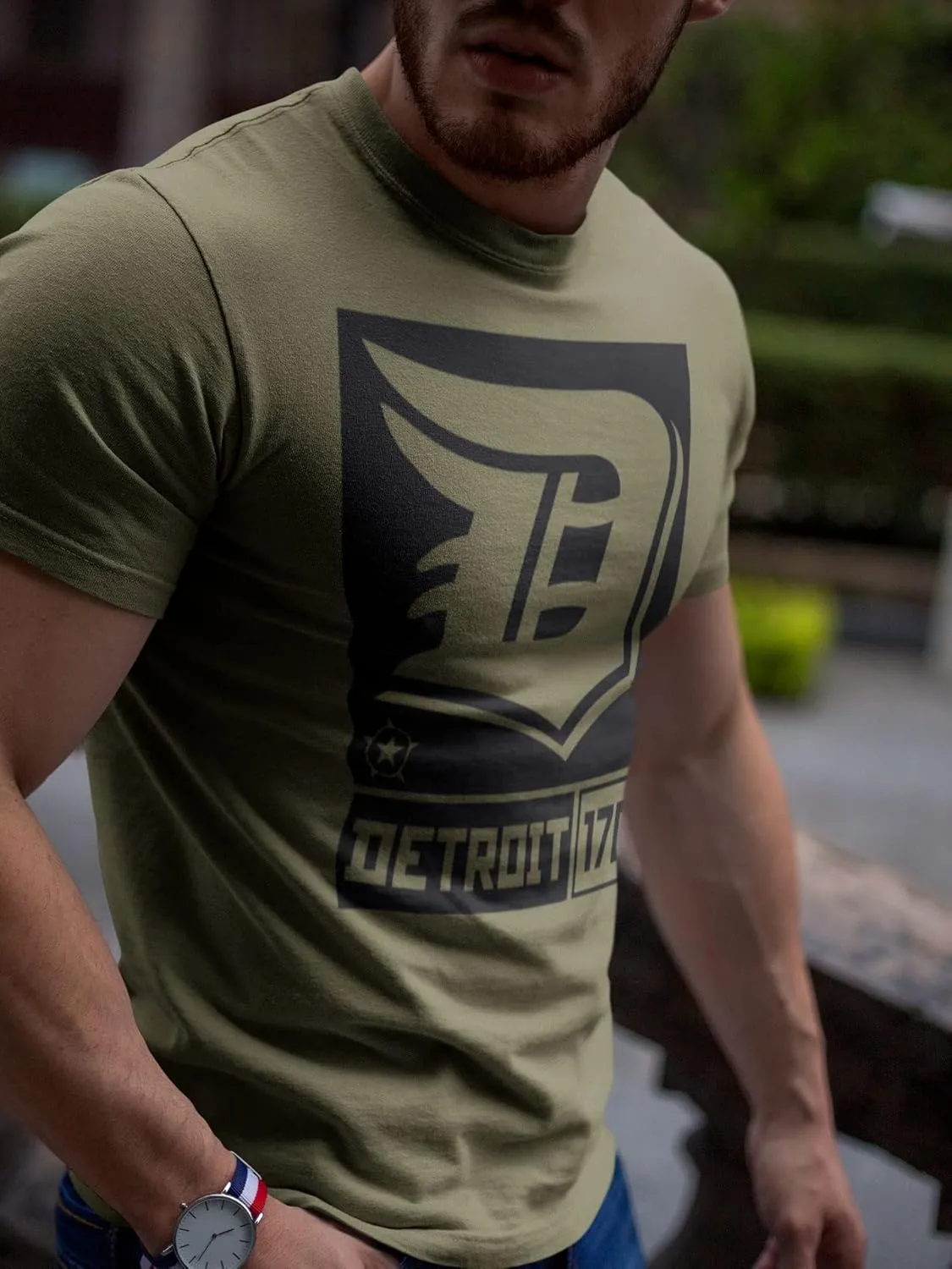 Detroit Shirts for Men by Detroit Rebels T-Shirt Brand. Motor City D Apparel.