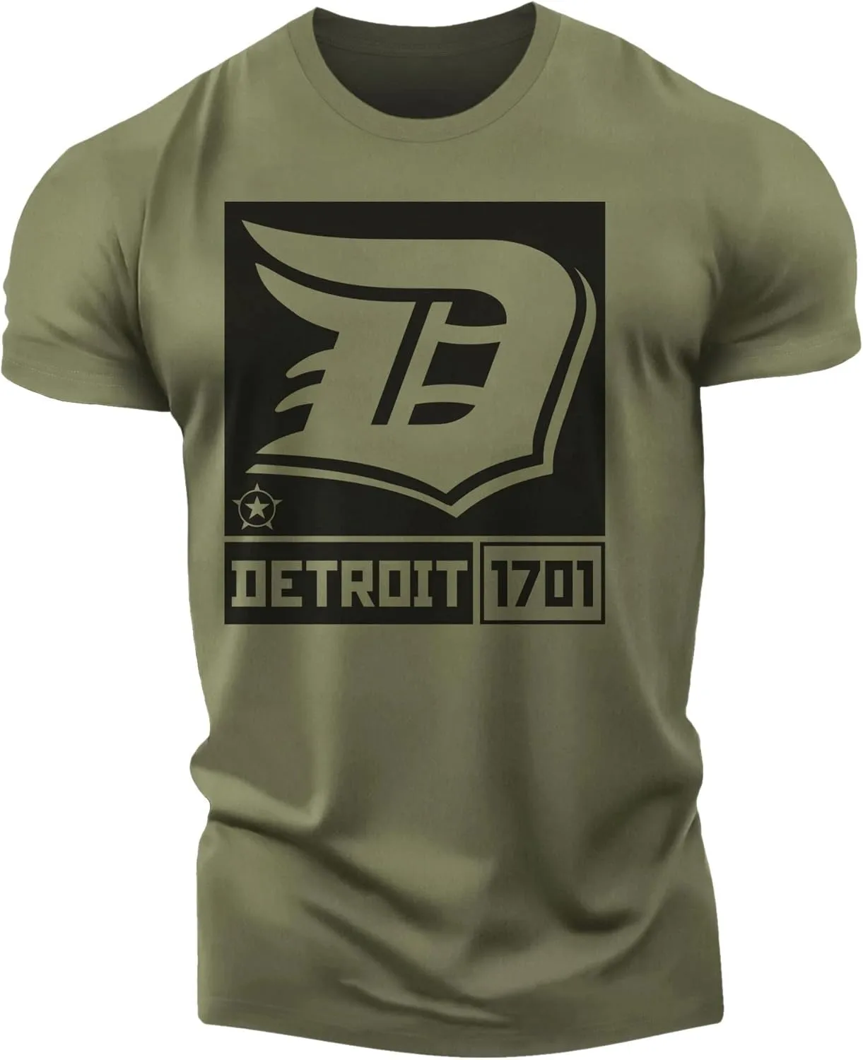 Detroit Shirts for Men by Detroit Rebels T-Shirt Brand. Motor City D Apparel.