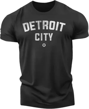 Detroit Shirts for Men by Detroit Rebels T-Shirt Brand. Motor City D Apparel.