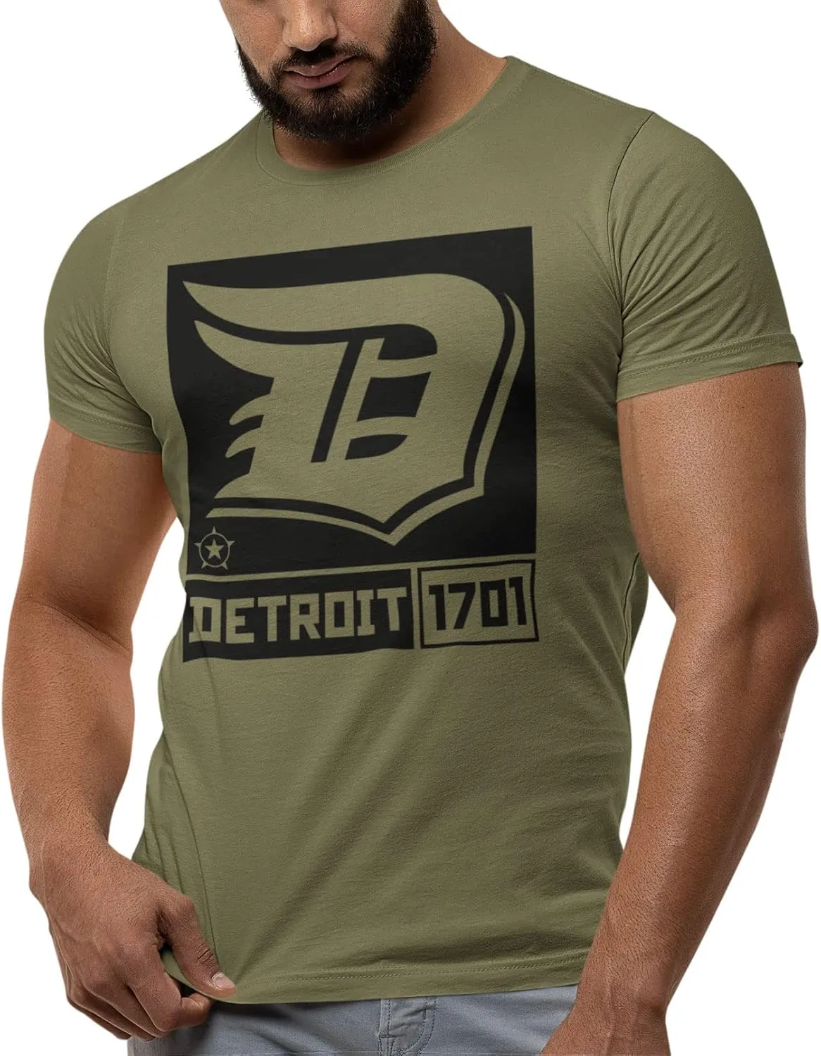Detroit Shirts for Men by Detroit Rebels T-Shirt Brand. Motor City D Apparel.