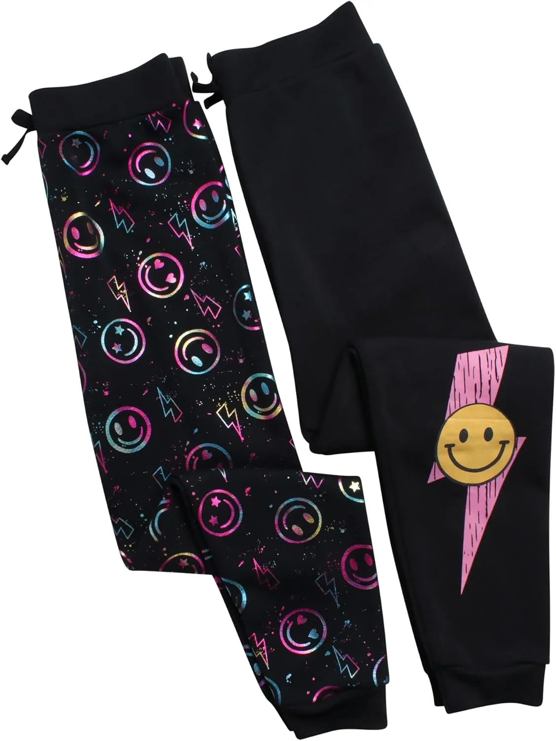 Dreamstar Girls' Activewear Set - 4 Piece Cozy Fleece Hoodie, Short Sleeve T-shirt and Jogger Pants Set for Girls (7-16)