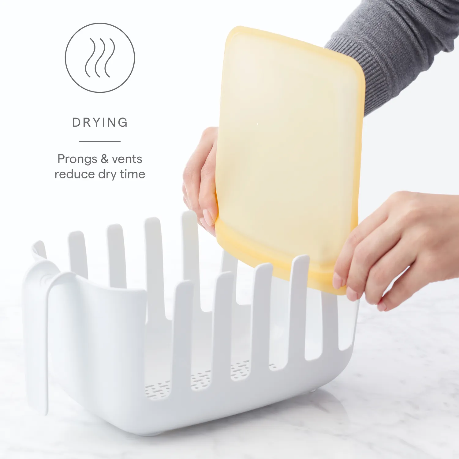 Dry Store™ Bag Drying Rack and Bin Set