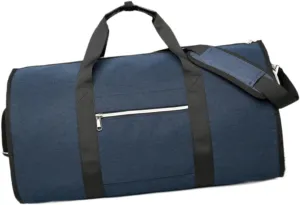 Duffel Bag for Garments with Carrying Strap for Travel And Business, Blue