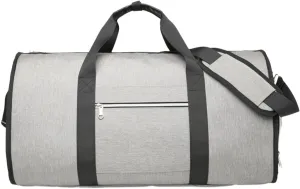 Duffel Bag for Garments with Carrying Strap for Travel And Business, Light Gray