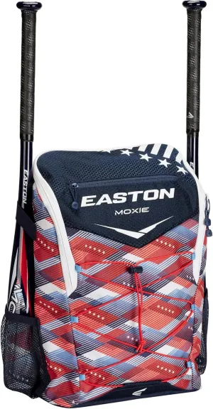 Easton | MOXIE Backpack Equipment Bag | Baseball / Softball | T-Ball / Rec / Travel | Multiple Styles