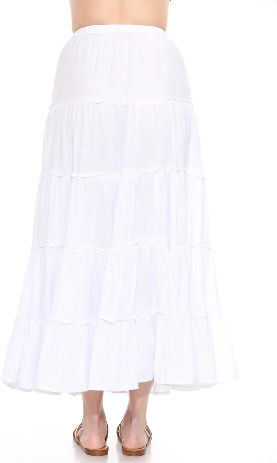 Five Layer Tiered Maxi Skirt