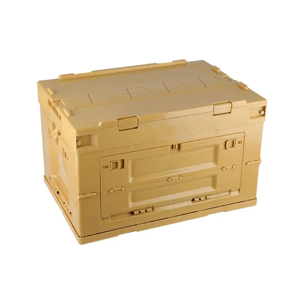 Foldable Box with Wooden Top Table Board 50L Capacity