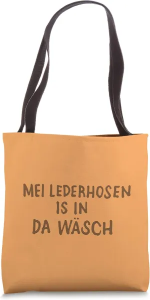 Funny Lederhosen German Oktoberfest Bavarian Garments Tote Bag