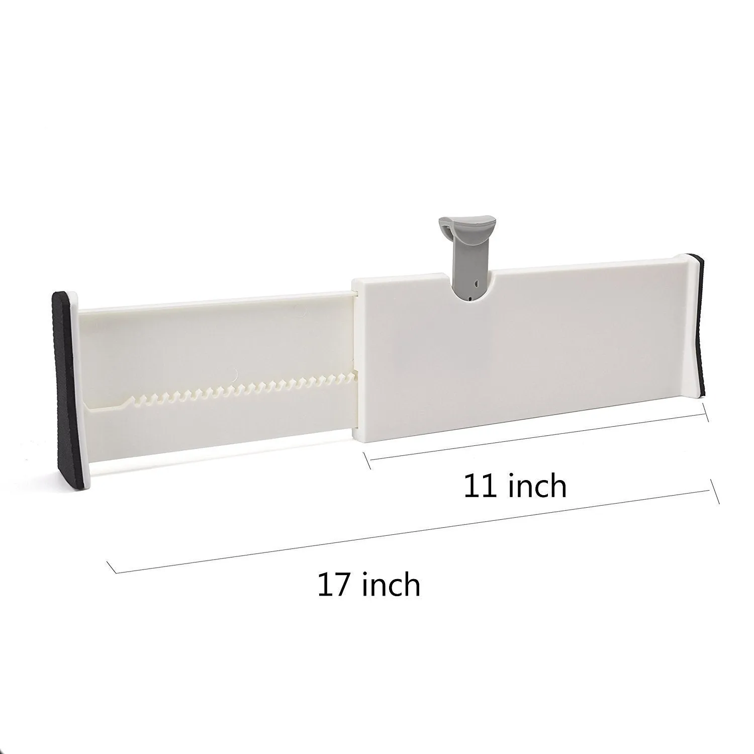 GADENT Adjustable Expandable Drawer Dividers Best for Kitchen Clothes Dresser Bathroom Bedroom Desk Baby Drawer Beige Color