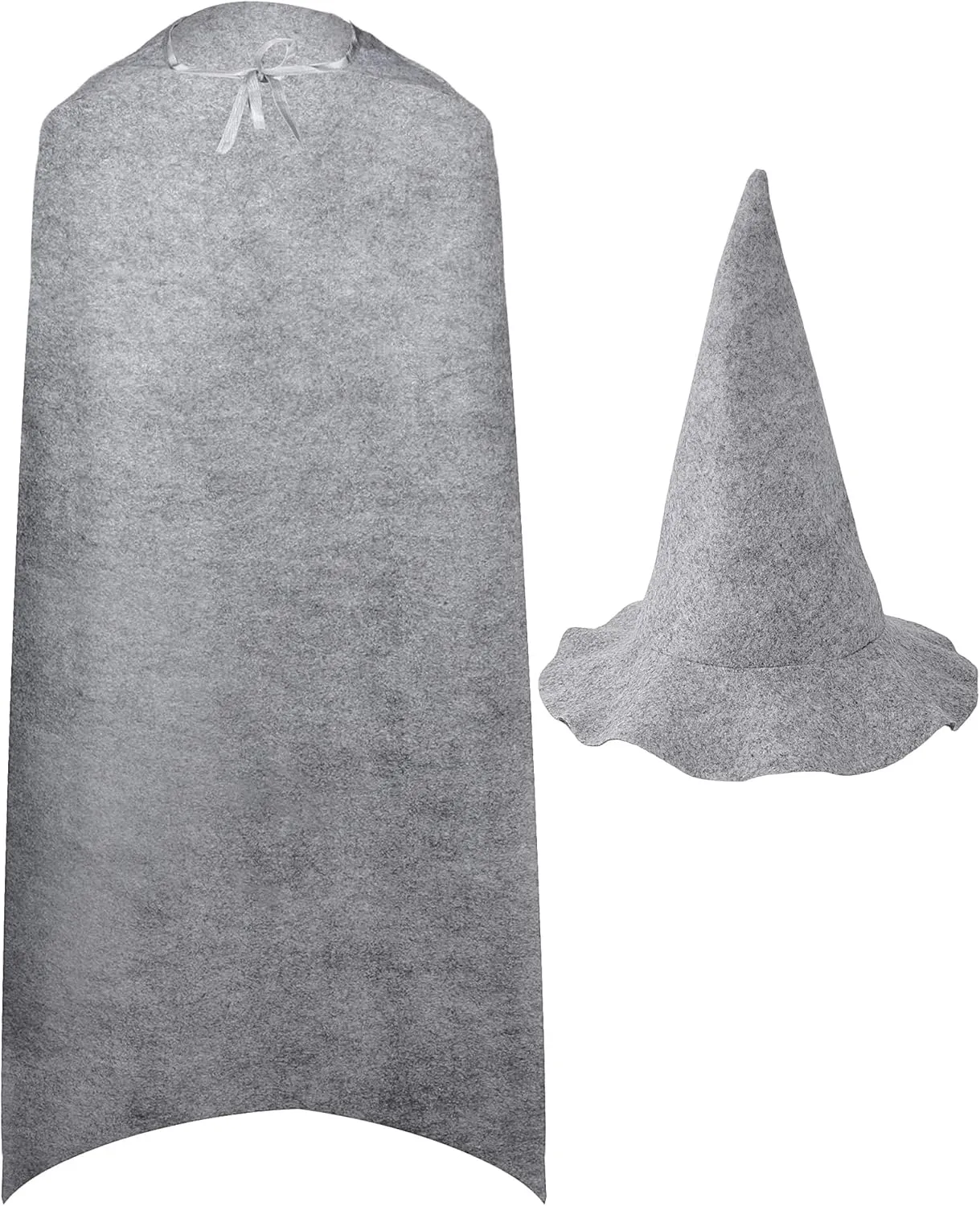 Geyoga Halloween Adult Wizard Costume Include Hooded Robe Cloak and Hat Wizard Outfit Cosplay Cape Witch Hat
