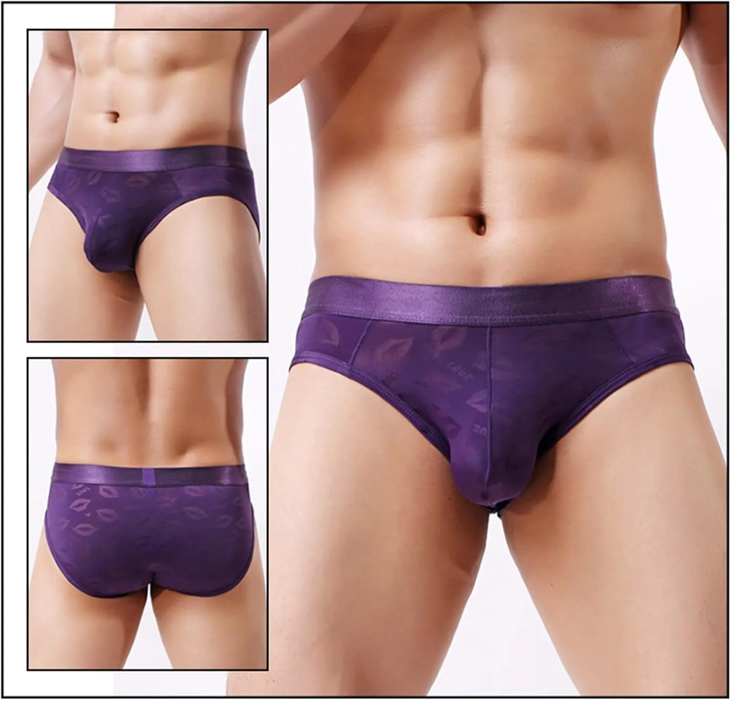 GIERIDUC Men's Christmas Lingerie Set Romantic Valentines Day Gifts for Him Men's Cotton Boxer Briefs Mens Underwear Styles