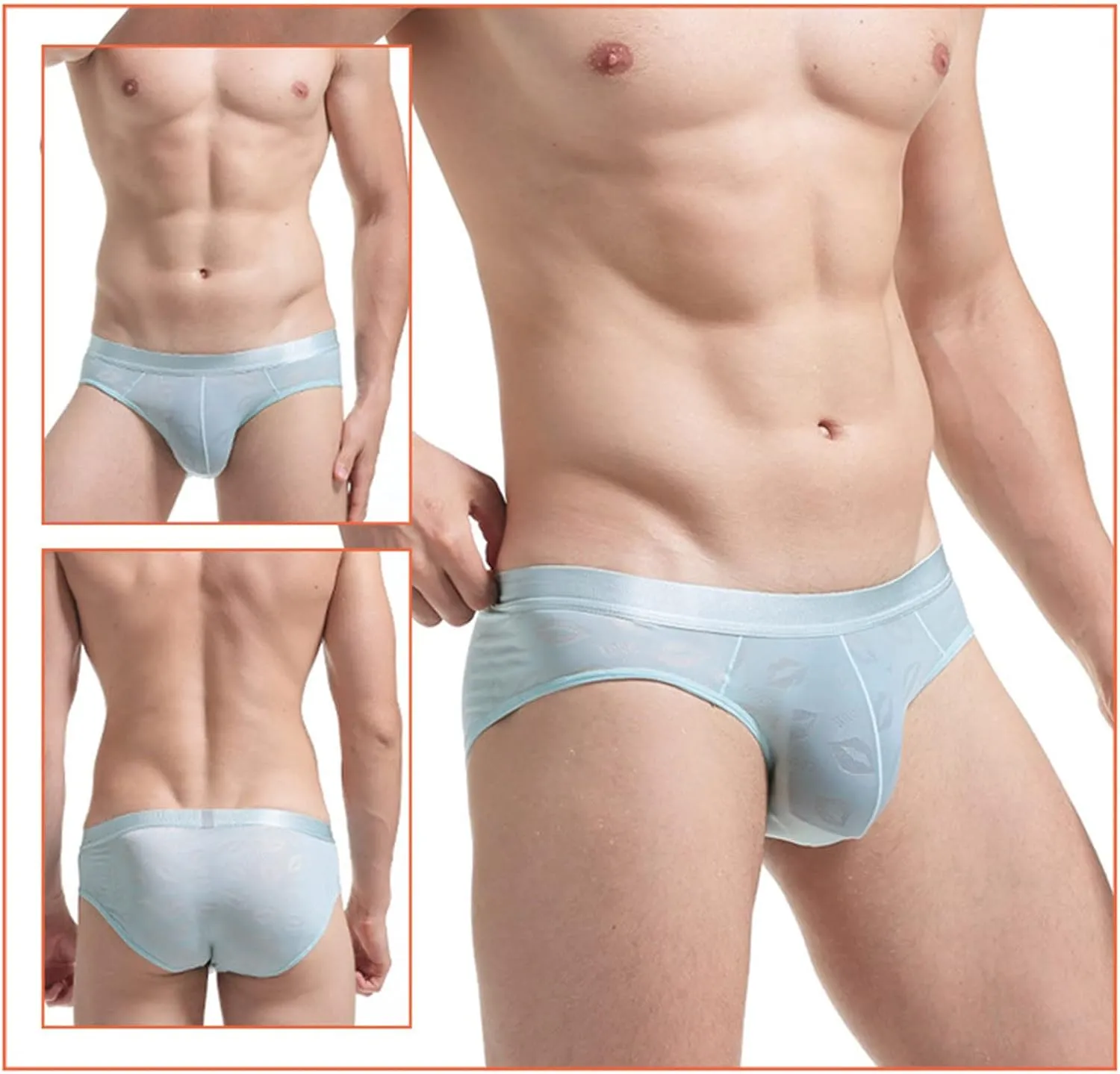 GIERIDUC Men's Christmas Lingerie Set Romantic Valentines Day Gifts for Him Men's Cotton Boxer Briefs Mens Underwear Styles
