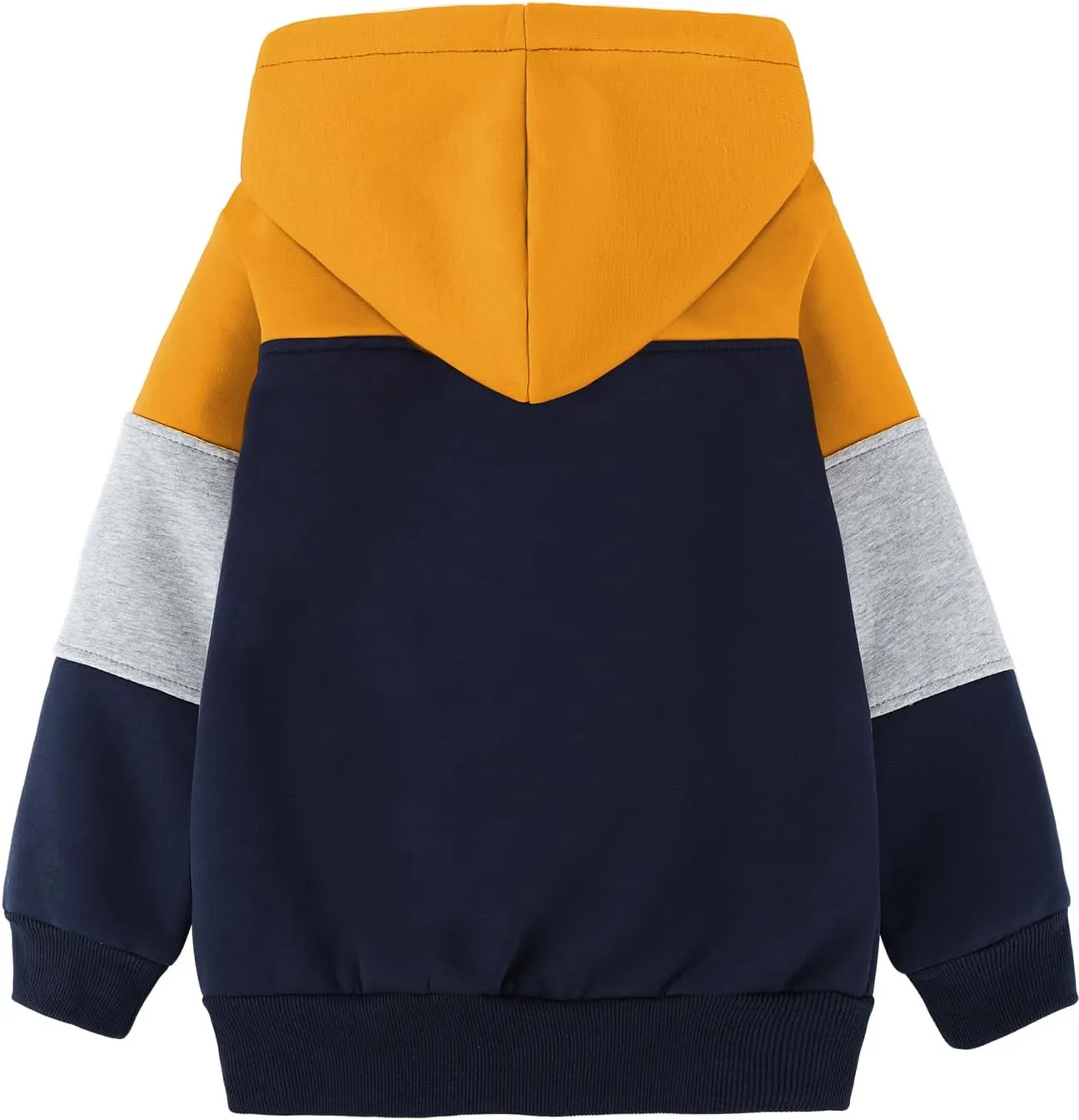 Gihuo Unisex Boy's Girl's Hoodie Sherpa Lined Jacket Zip Up Fleece Hooded Sweatshirt Winter Warm Coat Outerwear 4-12Y