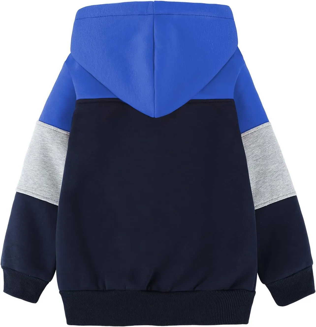 Gihuo Unisex Boy's Girl's Hoodie Sherpa Lined Jacket Zip Up Fleece Hooded Sweatshirt Winter Warm Coat Outerwear 4-12Y