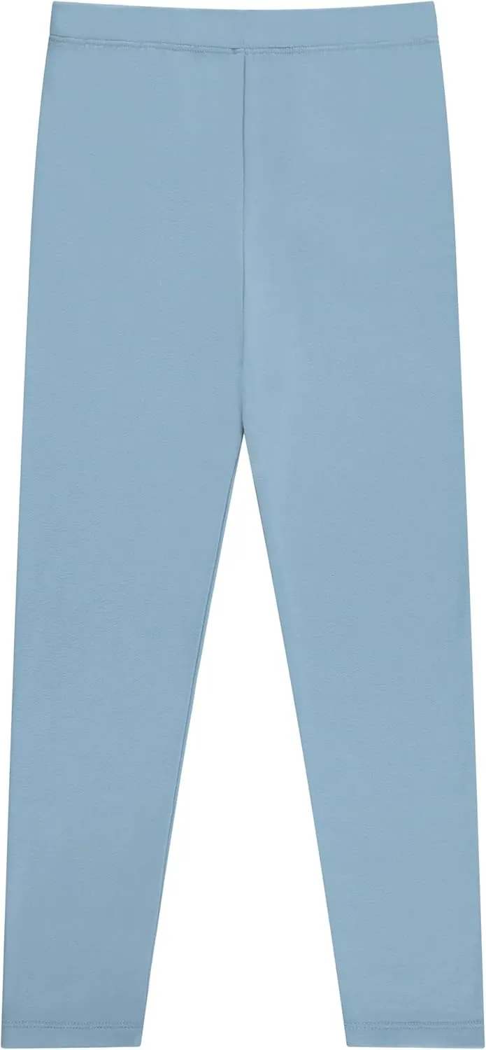 Girls' 4-Pack Fleece Lined Leggings: Whimsical Wonderland of Styles in Sizes 4-16! Unicorns, Flowers & Hearts Galore!