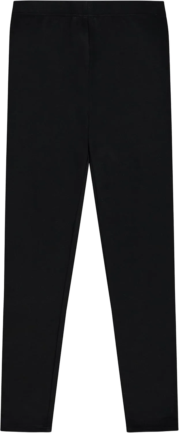 Girls' 4-Pack Fleece Lined Leggings: Whimsical Wonderland of Styles in Sizes 4-16! Unicorns, Flowers & Hearts Galore!