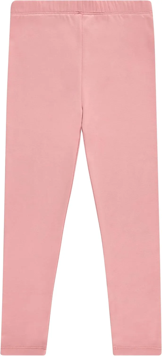 Girls' 4-Pack Fleece Lined Leggings: Whimsical Wonderland of Styles in Sizes 4-16! Unicorns, Flowers & Hearts Galore!