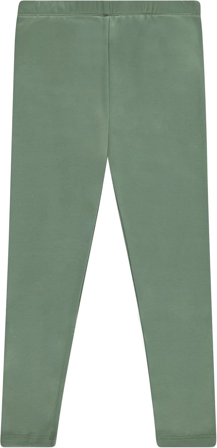 Girls' 4-Pack Fleece Lined Leggings: Whimsical Wonderland of Styles in Sizes 4-16! Unicorns, Flowers & Hearts Galore!