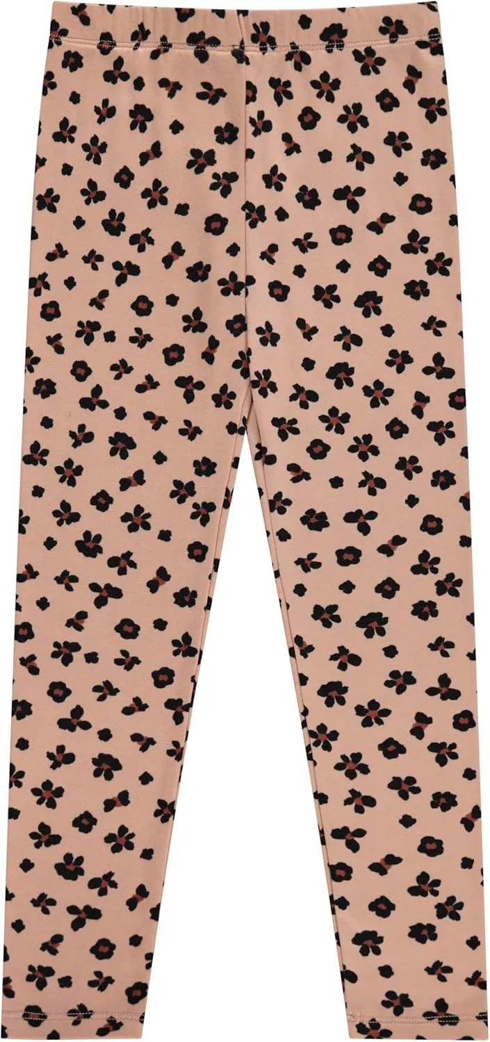 Girls' 4-Pack Fleece Lined Leggings: Whimsical Wonderland of Styles in Sizes 4-16! Unicorns, Flowers & Hearts Galore!