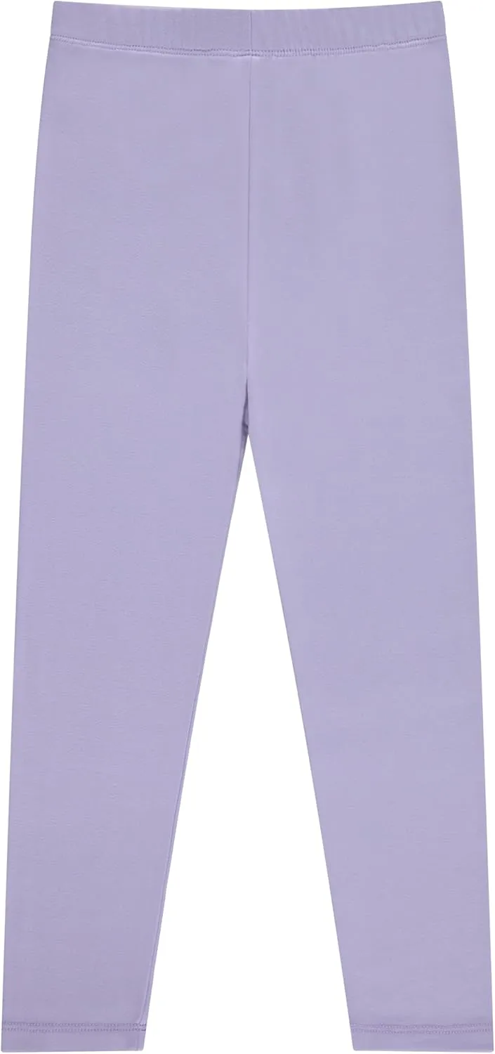 Girls' 4-Pack Fleece Lined Leggings: Whimsical Wonderland of Styles in Sizes 4-16! Unicorns, Flowers & Hearts Galore!