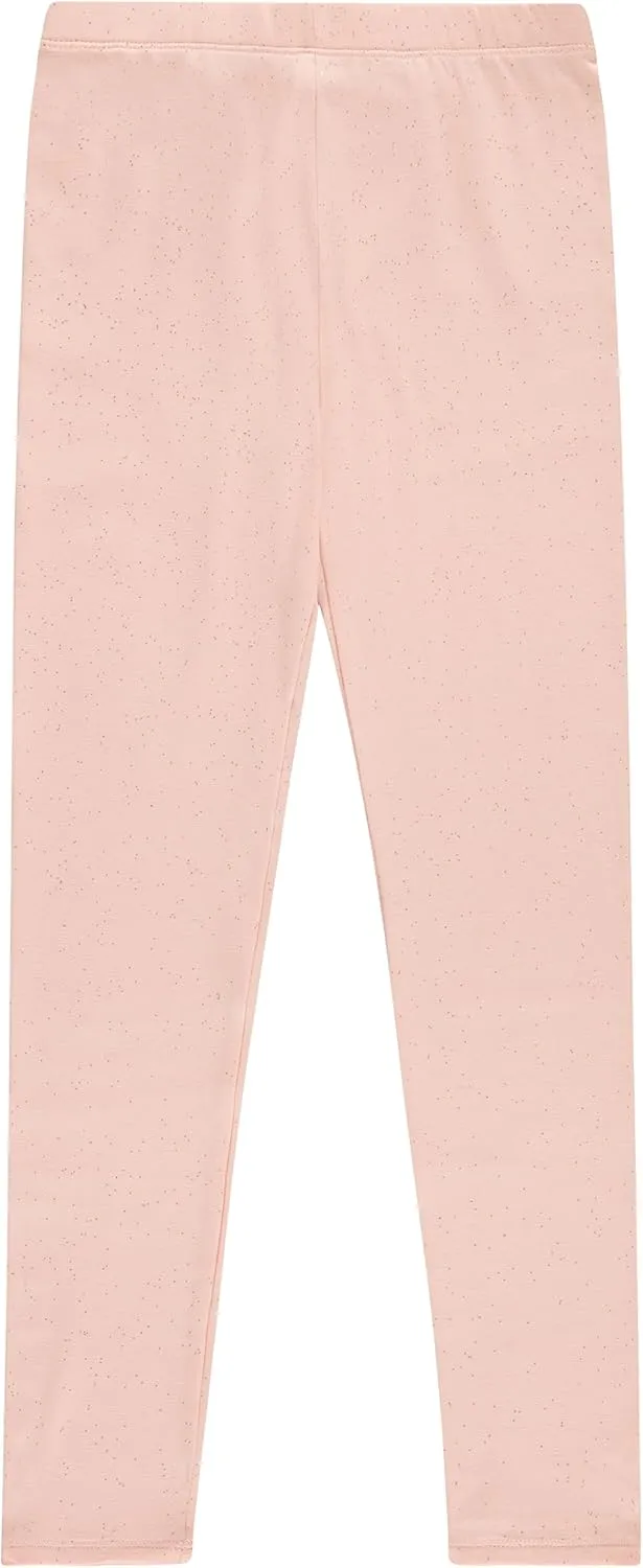 Girls' 4-Pack Fleece Lined Leggings: Whimsical Wonderland of Styles in Sizes 4-16! Unicorns, Flowers & Hearts Galore!