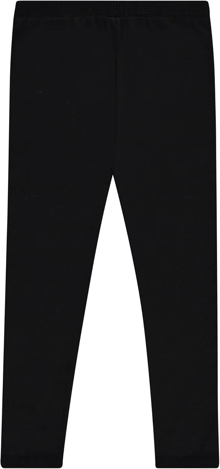 Girls' 4-Pack Fleece Lined Leggings: Whimsical Wonderland of Styles in Sizes 4-16! Unicorns, Flowers & Hearts Galore!