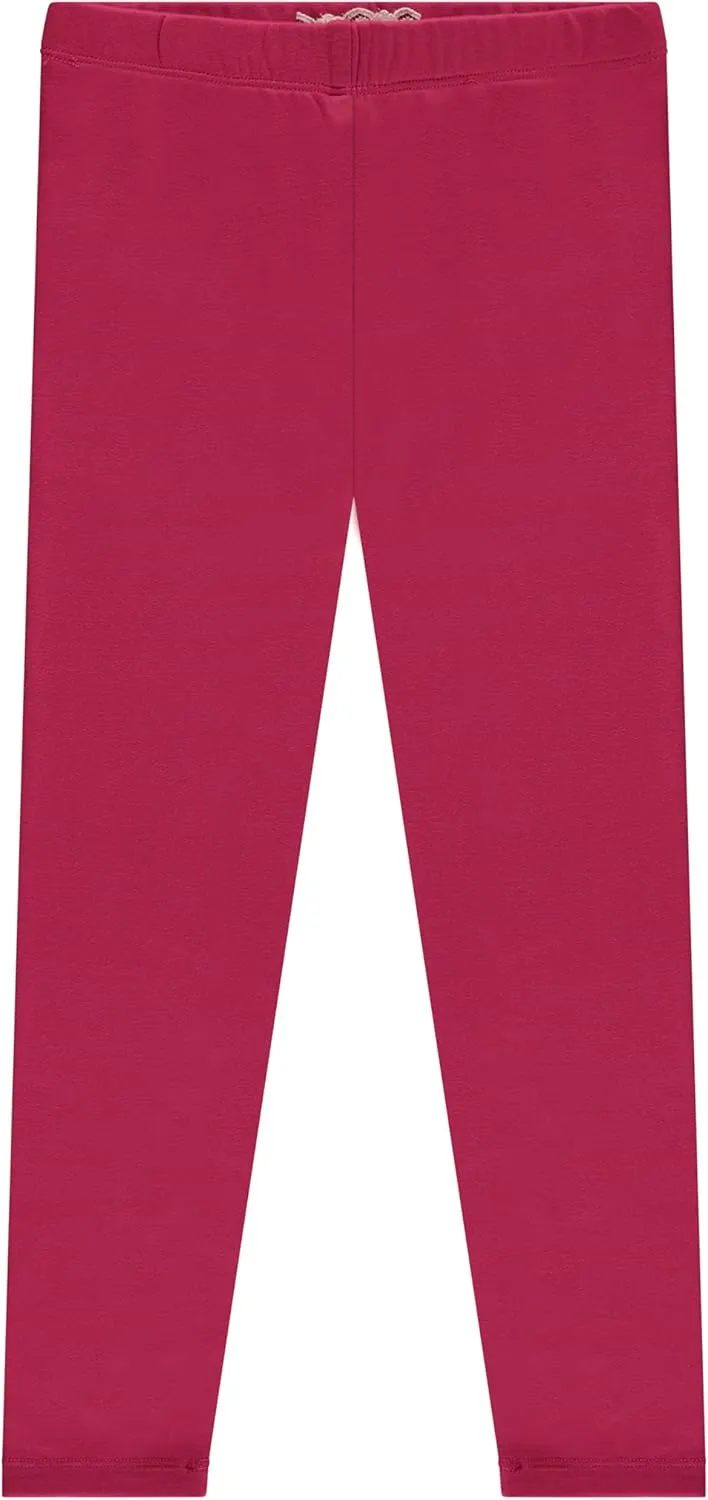 Girls' 4-Pack Fleece Lined Leggings: Whimsical Wonderland of Styles in Sizes 4-16! Unicorns, Flowers & Hearts Galore!