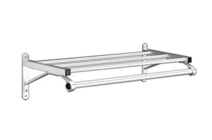 Glaro 500SA-60 500 Series Wall Racks 60" With Shelf And Hanger Bar