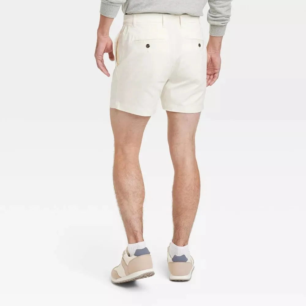 Goodfellow & Co Men's Every Wear 5" Slim Fit Flat Front Chino Shorts -