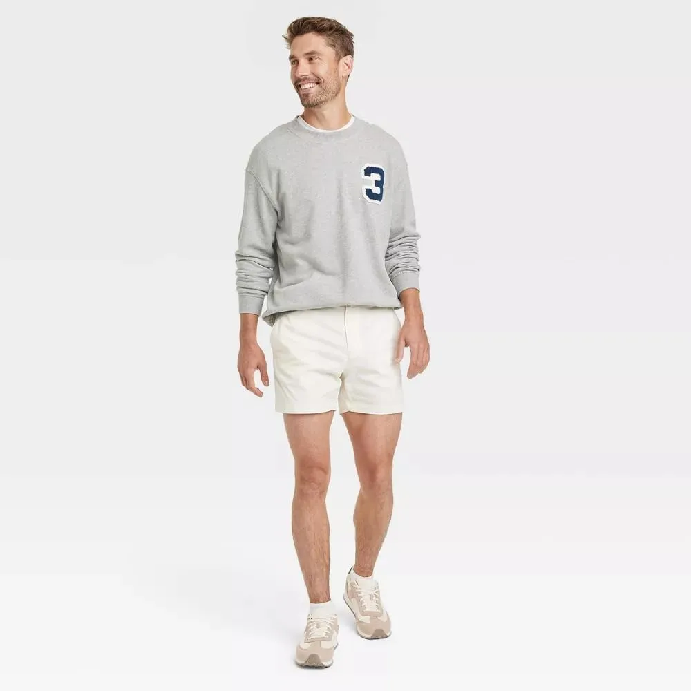 Goodfellow & Co Men's Every Wear 5" Slim Fit Flat Front Chino Shorts -