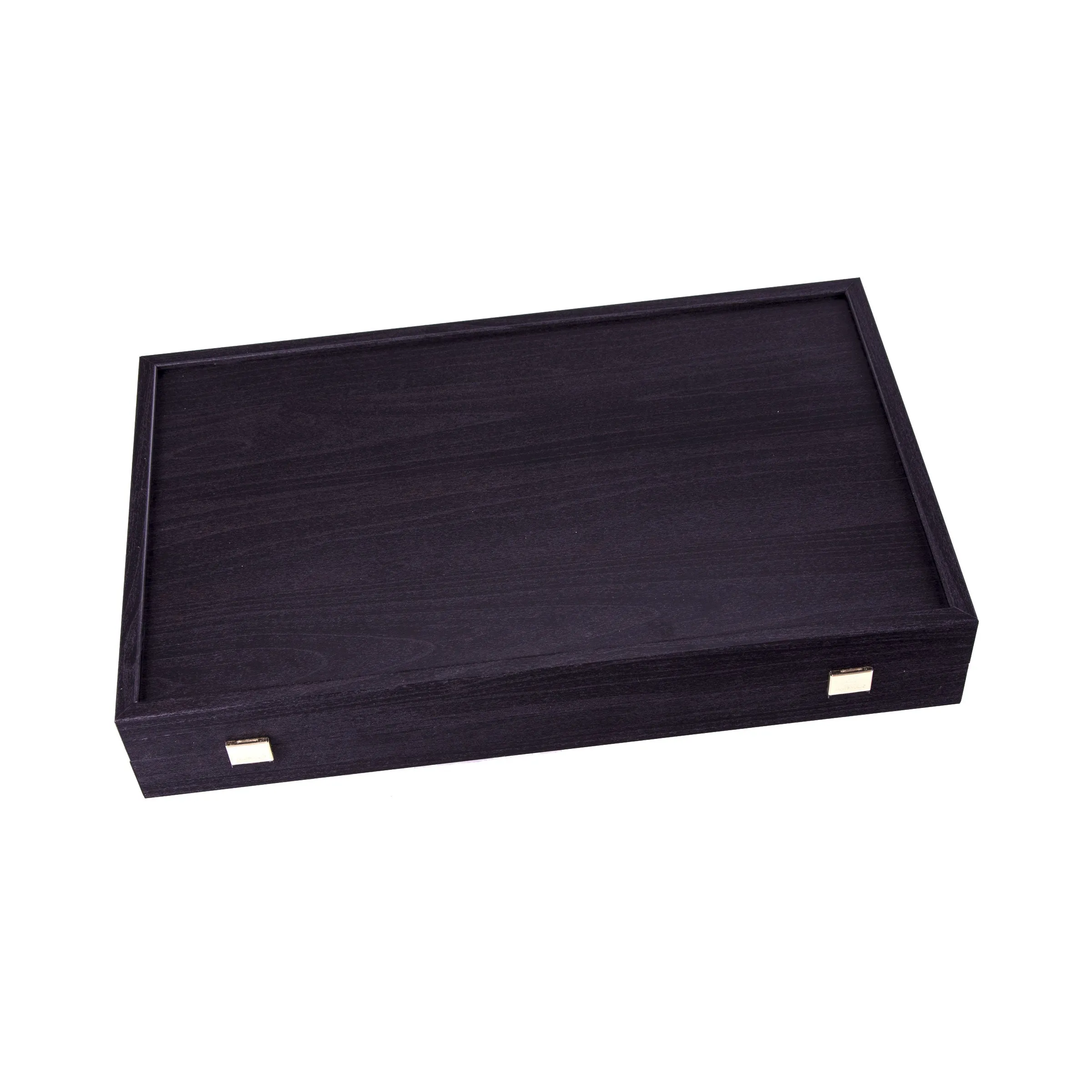 Handcrafted Wenge Replica Wood Backgammon Set with Side Racks - Classic Design and Quality Materials