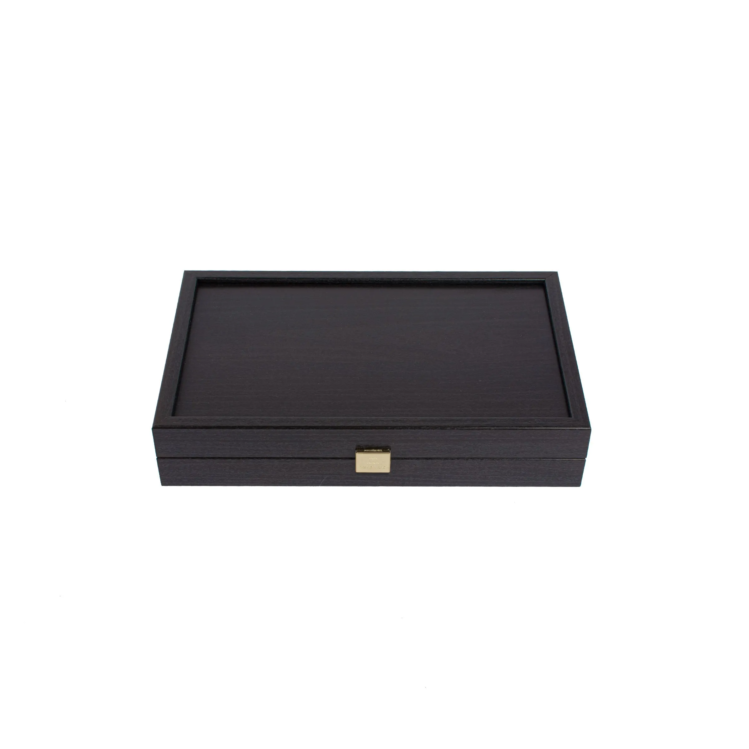 Handcrafted Wenge Replica Wood Backgammon Set with Side Racks - Classic Design and Quality Materials