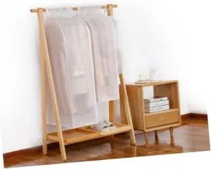 Happyyami Garment Bag Zipper Pvc Dustproof Cover Storage Bag for Dresses Shirts Size m