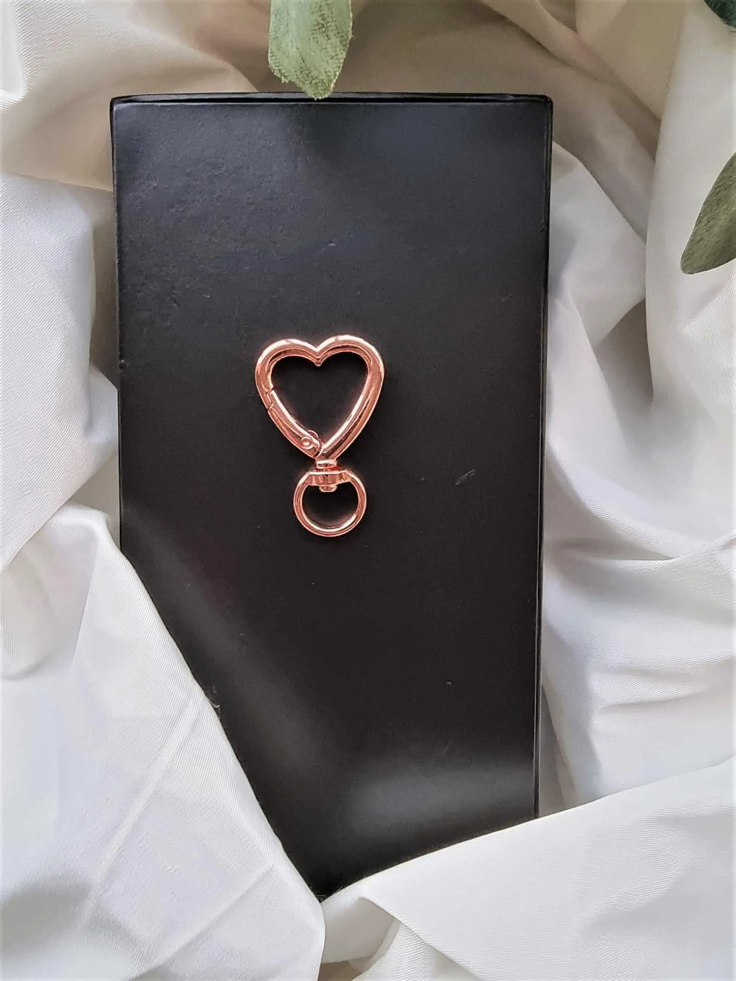 Heart Shaped Key Ring Clasps 3 Piece 27mmx40mm | Heart Key Ring