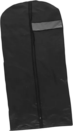 Heavy Duty Suit Bag for Closet Storage Garment Bags with Zipper for Travel Capacity Hanging Clothes Covers for Suits Dresses and Jackets Black
