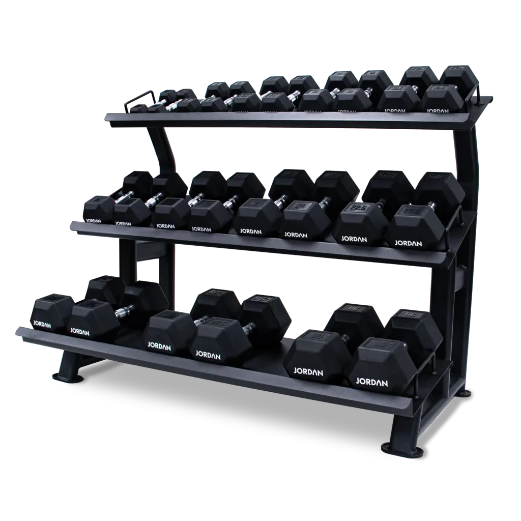 Hex Dumbell Rack Empty - 10 or 12 Pair
