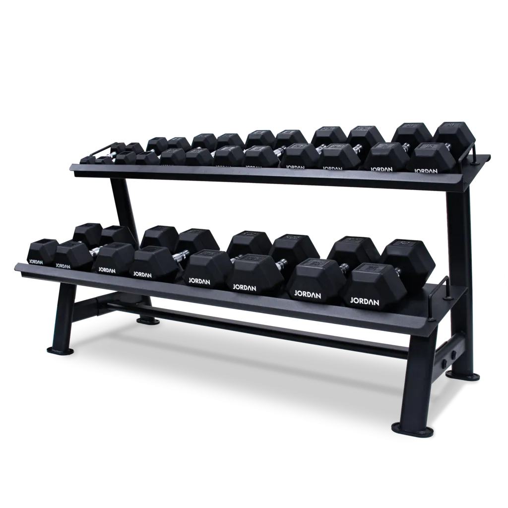 Hex Dumbell Rack Empty - 10 or 12 Pair