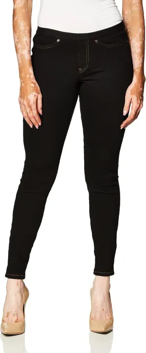 HUE Women's Solid Color Original Jeanz Denim Legging