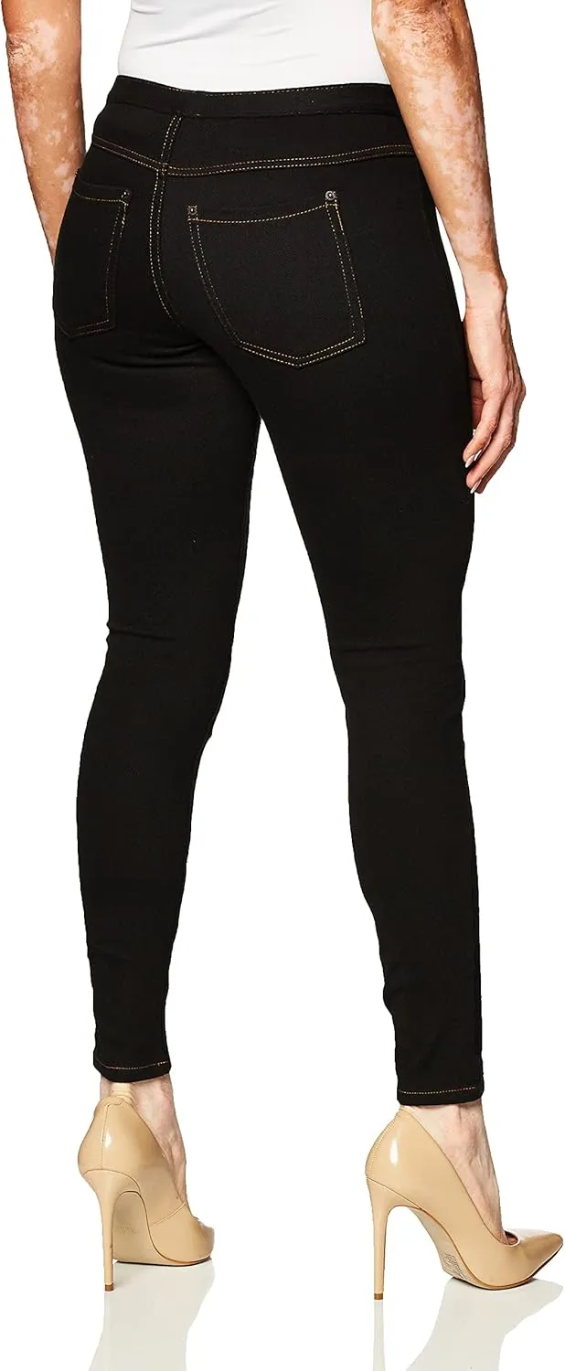 HUE Women's Solid Color Original Jeanz Denim Legging