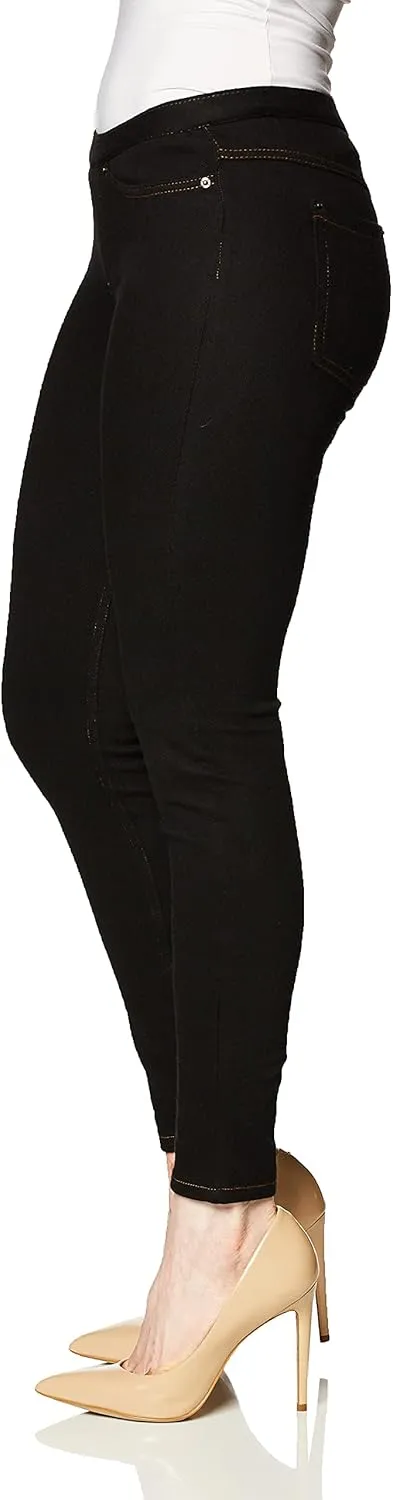 HUE Women's Solid Color Original Jeanz Denim Legging