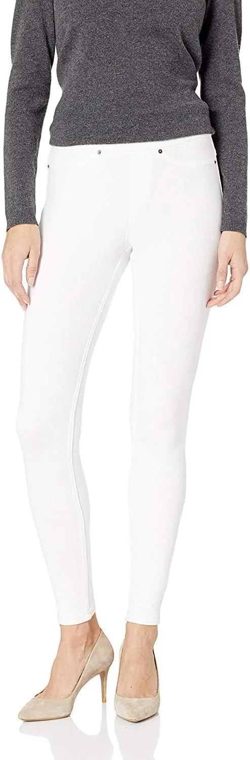 HUE Women's Solid Color Original Jeanz Denim Legging