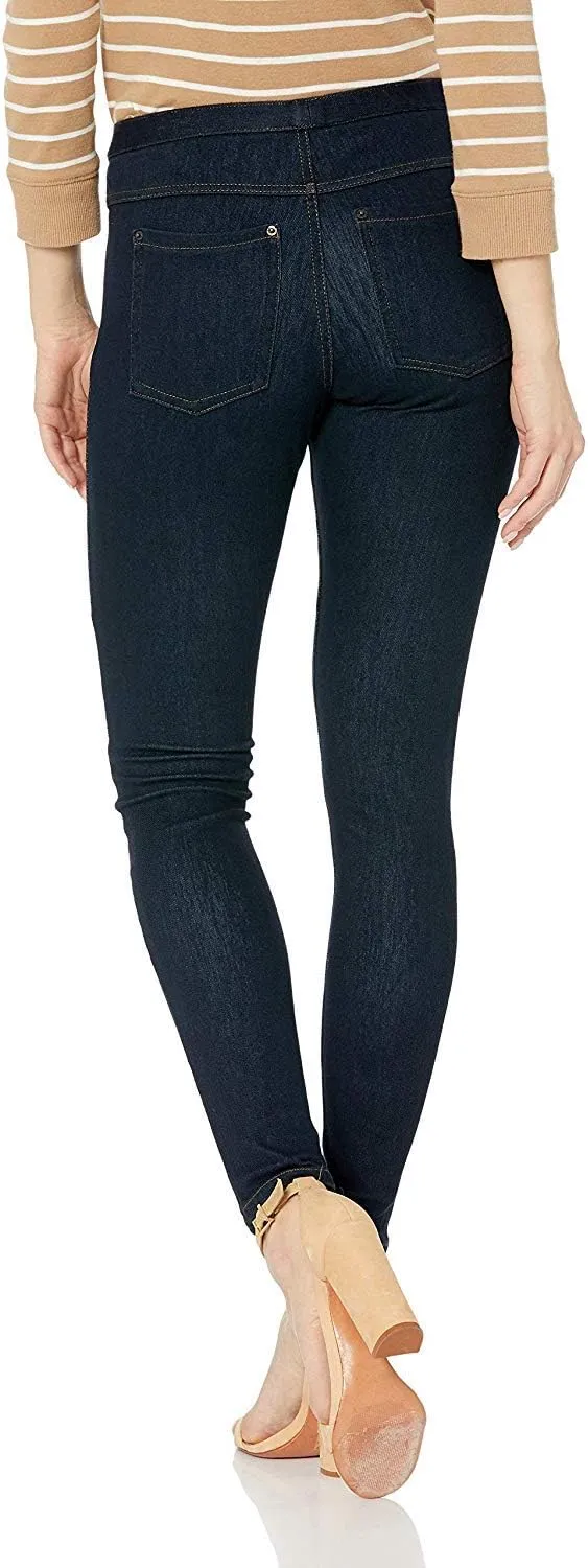 HUE Women's Solid Color Original Jeanz Denim Legging