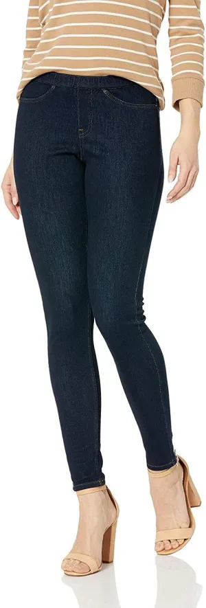 HUE Women's Solid Color Original Jeanz Denim Legging
