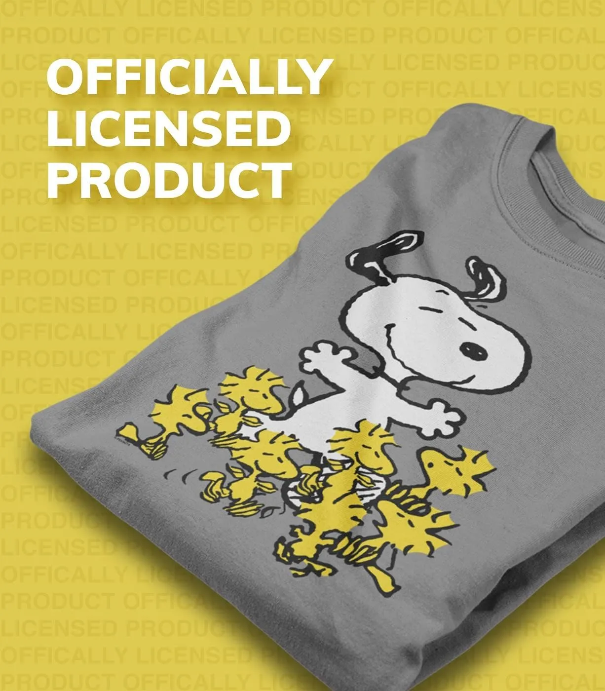 HYBRID APPAREL - Peanuts - Snoopy & Woodstock - Toddler and Youth Crewneck Fleece Sweatshirt